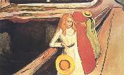 Girl on a Bridge Edvard Munch